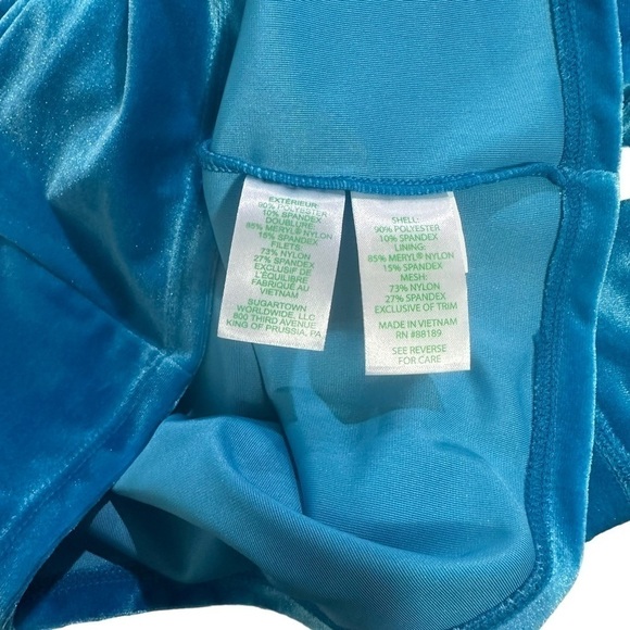 NWT 2 pc Set Lilly Pulitzer Teal Cassis Luxetic Tank & Hi-rise Weekender Legging - Picture 7 of 15